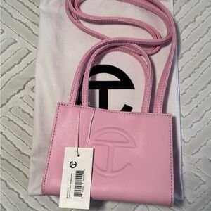Telfar Pink Mini Shopping Bag